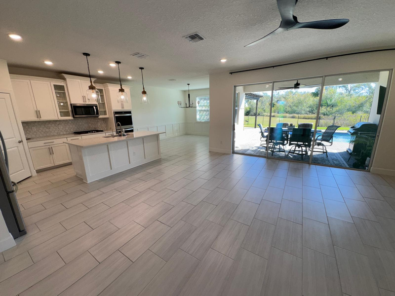 Residential space cleaned by Araujo's Cleaning Services LLC